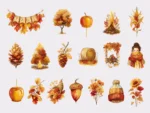 Cottagecore Autumn Sticker Set - Image 2