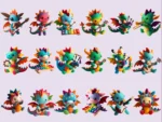 Musical Dragons Sticker Set - Image 3