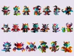 Halloween Dragons Sticker Set - Image 5