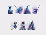 Whimsical Witches Sticker Set - Image 3