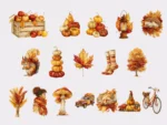 Cottagecore Autumn Sticker Set - Image 4