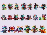 Halloween Dragons Sticker Set - Image 3