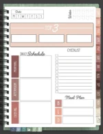 Serenity Undated Ringed Portrait Planner - Image 10