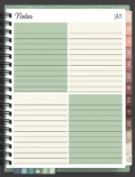 Serenity Undated Ringed Portrait Planner - Image 4