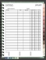 Serenity Undated Ringed Portrait Planner - Image 8
