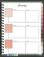 Serenity Undated Ringed Portrait Planner - Image 6