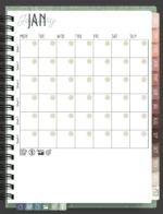 Serenity Undated Ringed Portrait Planner - Image 3